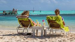 Sorobon Beach Resort and Wellness - Bonaire. Beach chairs.
